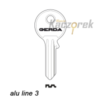 Gerda 060 - klucz surowy - ALU LINE nr 3
